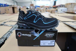 1 Par O workwear | Sikkerhedssko | Sort | 40 Model nr: 574888