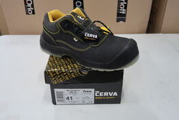 1 Par Cerva | Sikkerhedssko | Sort | 41 Model nr: 1319019