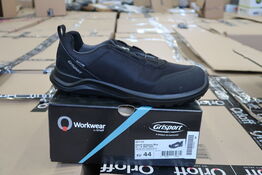 1 Par O workwear | Sikkerhedssko | Sort | 44 Model nr: 526517