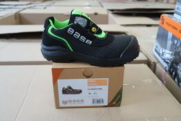1 Par Base | Sikkerhedssko | Sort/grøn | 40 Model nr: 512490