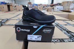 1 Par O workwear | Sikkerhedssko | Sort | 40 Model nr: 526513