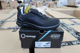 1 Par O workwear | Sikkerhedssko | Sort | 40 Model nr: 526513