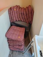 Parti hynder til havemøbler