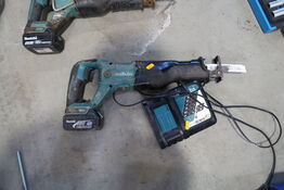 Akku bajonetav MAKITA DJR186 med batteri og lader