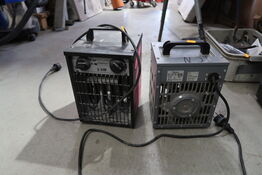 2 stk. varmeblæsere