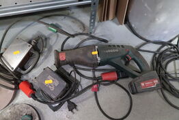 Akku bajonetsav METABO med 2 stk. batterier og lader