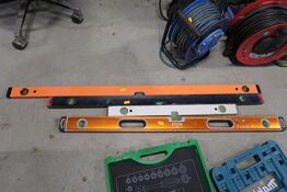 4 stk. vaterpas BAHCO m.fl.