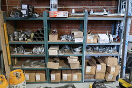 3 stk. lagereoler med div. Varelager