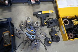 Akku radialpresse REMS 578001 med 3 stk. batterier og lader 