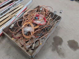 Palle med gasslanger og brændere