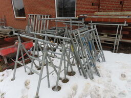 Bukkestillads med forhøjere uden broer