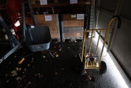 Sækkevogn samt trillebør