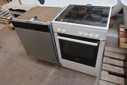 Komfur BOSCH HLN422020S & SIEMENS opvasker 