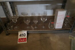 7 stk. ass. Glas