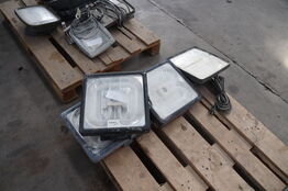 4 stk. Arbejdslamper 