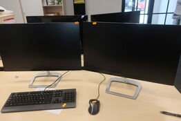 2 stk. skærme PHILIPS 276E / tastatur m.m.