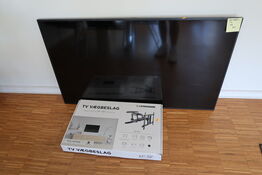 Fjernsyn SAMSUNG QB55R-B med vægbeslag samt fjernbetjening