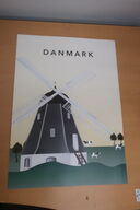100 pakker plakater Danmark - 3 stk. pr. pakke