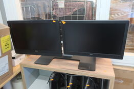 2 stk. skærme DELL UZ2315HF på stativ