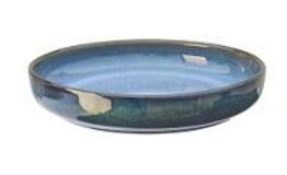 12 stk. Tallerken høj kant stentøj ocean 240 mm Rustik