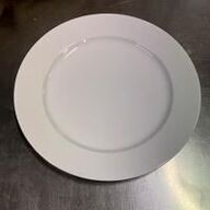 20 stk. Brugt tallerken hvid m/fane 315 mm