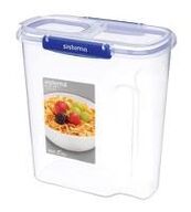 4 stk. Opbevaringsboks m/ todelt låg 4,2 ltr Sistema