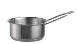 6 stk. Kasserolle lav 1,25 ltr diam 160 mm til induktion, el og gas