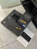 Laserprinter BROTHER HL-L2375DW samt STAR TSP100III bonprinter