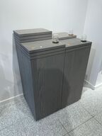 Displaystand m. løse plader 71x49x83/89 cm