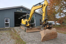 9T Gravemaskine WACKER NEUSON ET90 årg. 2021 m. ENGCON tiltarm