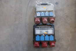 2 stk. byggepladstavler