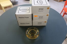 5 stk. lysestager NEDRE FOSS SIRKEL 