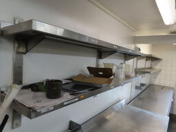 Rustfri stål hyldesystem med 7 hylder