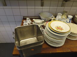 Blandet lot på bordet