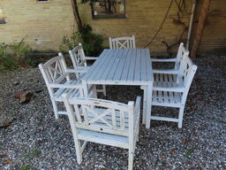 Havebord med 6 stk. stole JUTLANDIA