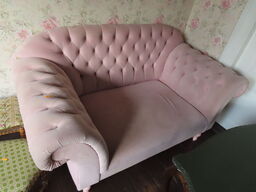 Sofa, lille pink