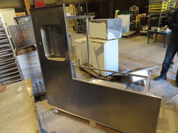 El hæve/sænke rustfri bord med vask