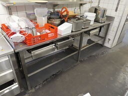 El hæve/sænke rustfri stålbord