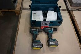 2 stk Makita boremaskiner med to batterier 