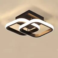 2 stk. Loftlampe LED Firkantet 22W