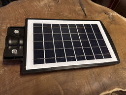 Solcelle 30W gadelampe