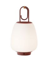 &Tradition Lucca SC51 Udendørslampe Opal Glas og Maroon