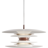 BELID DIABLO Ø50 MAT HVID/ROSE SILVER PENDEL