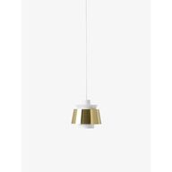2 stk. UTZON PENDEL JU1 MESSING/HVID