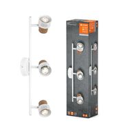 2 stk. Decor Spot Cork GU10 White 3x3.4W 927 DIM