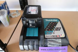 Makita DC18RC lader + batteri 
