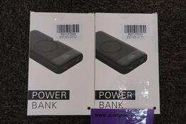 2 stk. Powerbanks 26800 MH