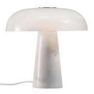 DFTP Glossy Bordlampe Hvid 