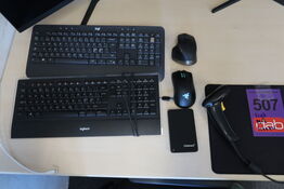 Keyboard, mus & scanner 