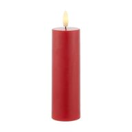 8 stk. Sirius Sille Bloklys Ø5 x 15 cm, Rød - OBS: 2 stk. anden farve 